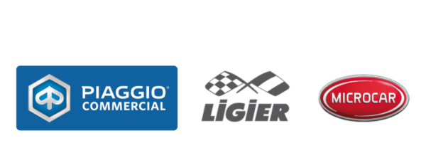 Logos Piaggio y Ligier Group